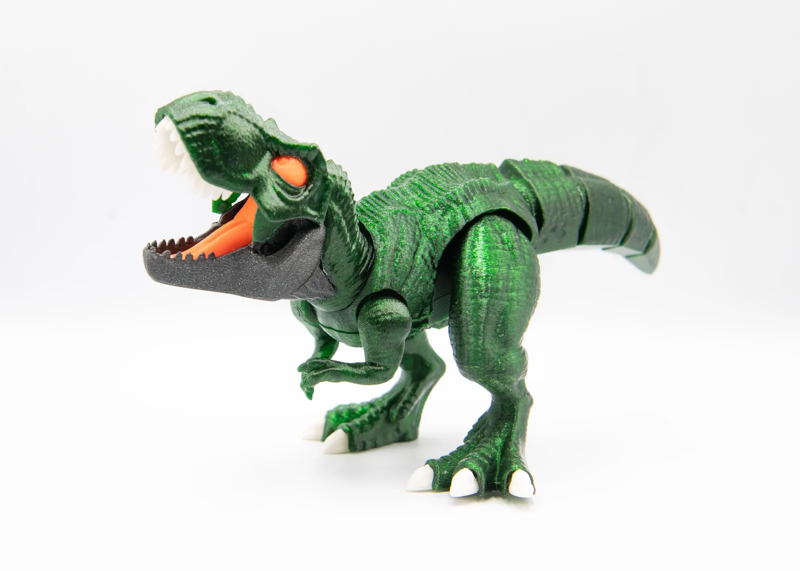 Model dinozaura wydrukowany na drukarce 3D na zajęciach TechLab